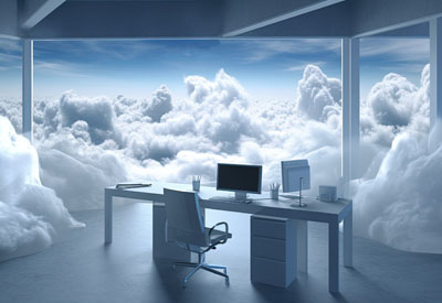 cloud business office image